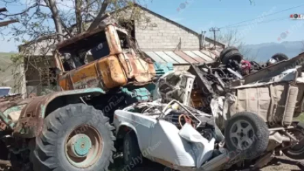 Տեղ գյուղում ավտոկռունկը բախվել է «07»-ին, հետո բեռնատարին ու տրակտորին․ վիրավորներ կան