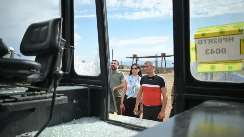 Photos: Students Were Taking Exams When Gunfire Started, Ombudsman Visits Yerashkh