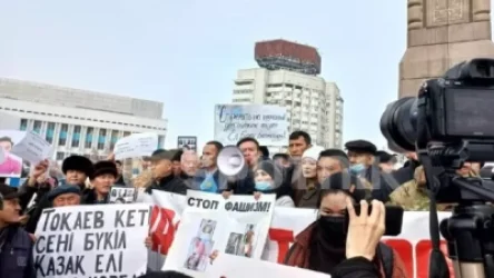 ՏԵՍԱՆՅՈՒԹ. Հանրահավաք՝ Ալմաթիի հրապարակում