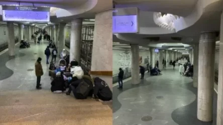 ՏԵՍԱՆՅՈՒԹ. Խարկովի բնակիչները թաքնվում են քաղաքի մետրոպոլիտենում