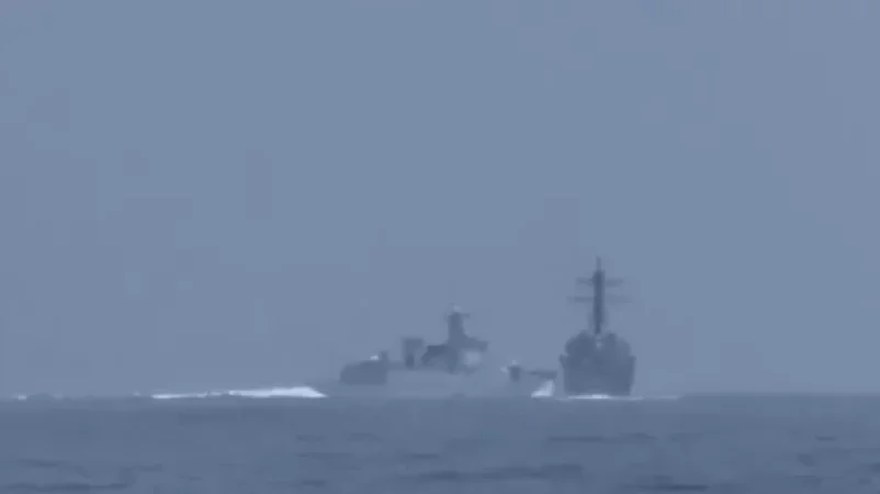 Video: Chinese Ship Barely Avoids Collision with American Aircraft Carrier