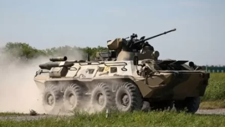 Այրվում է БТР. ՌԴ սահմանին իրավիճակը կտրուկ լարվել է