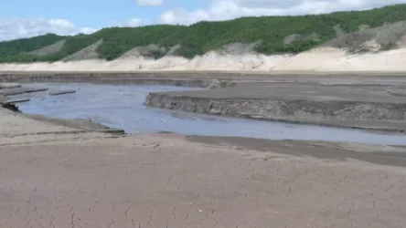 ՏԵՍԱՆՅՈՒԹ. Գրեթե ամբողջությամբ ցամաքել է Արցախի Սարսանգի ջրամբարը. Հոխիկյան