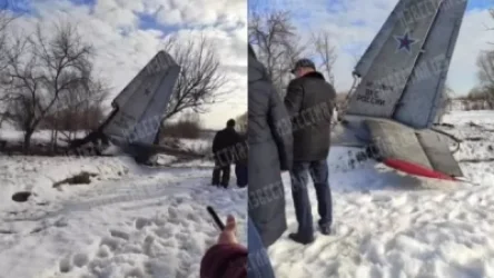 ՏԵՍԱՆՅՈՒԹ. Ռուսական ԱՆ-26 ինքնաթիռը վայր է ընկնում ռազմական տեխնիկա տեղափոխելիս