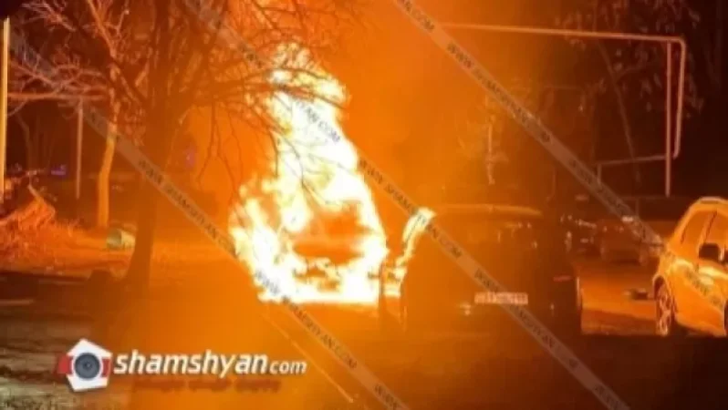 Խոշոր հրդեհ՝ Երևանում. Nissan-ում առաջացած կրակը տեսանելի էր մի քանի հարյուր մետրից