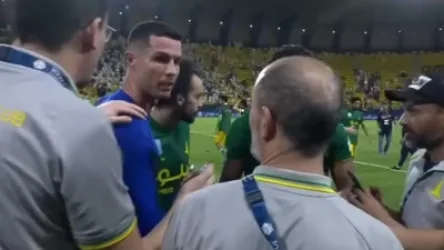 ՏԵՍԱՆՅՈՒԹ. Ռոնալդուն հրել է իր հետ «սելֆի» անել ցանկացող տղամարդուն