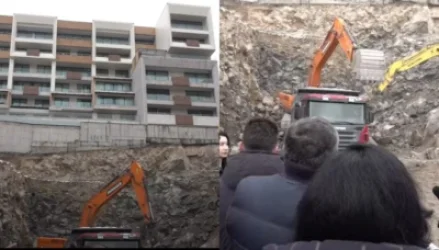 «Մեր ընտանիքները մնալու են փլատակներում»․ Գևորգ Էմին 8 հասցեի բնակիչների բողոքի ակցիան