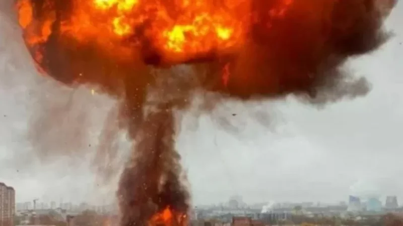 Մելիտոպոլում պայթյունից հետ, որոշ շրջաններում լույս և ջուր չկա