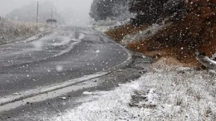 Գորիսի ավտոճանապարհներին ձյուն է տեղում