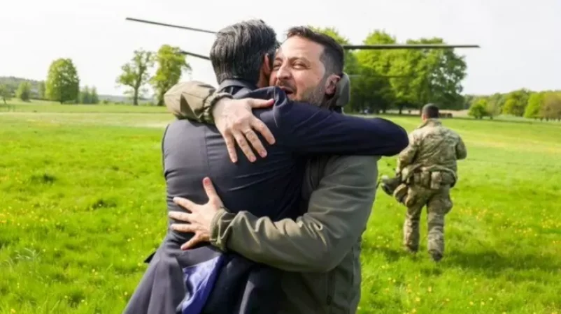 Զելենսկին ժամանեց  Լոնդոն