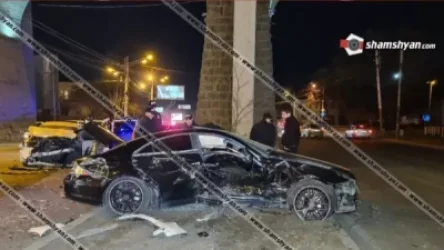 ՏԵՍԱՆՅՈՒԹ. Կադրեր` օրեր առաջ Մյասնիկյան պողոտայում տեղի ունեցած շղթայական ավտովթարից