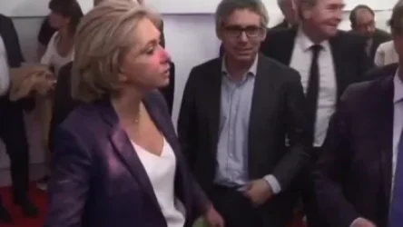 ՏԵՍԱՆՅՈՒԹ․ Ֆրանսիայի նախագահի թեկնածուի վրա վարդագույն փոշի են լցրել