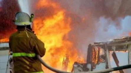 Հրդեհ է բռնկվել Նոյեմբերյանի քաղաքապետարանի շենքում