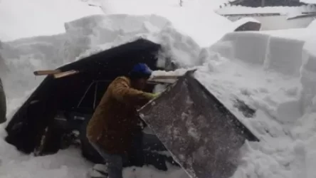 ԼՈՒՍԱՆԿԱՐՆԵՐ. Ձյան առատ տեղումների հետևանքով Արցախում փլուզումներ են եղել