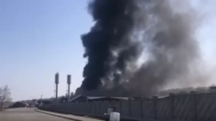 ՏԵՍԱՆՅՈՒԹ․ Կիևի մարզում նավթի պահեստի գնդակոծության հետևանքները