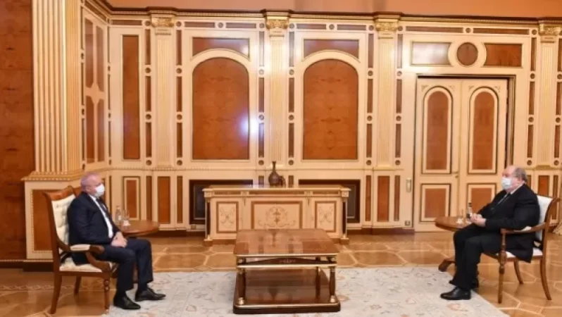 Արմեն Սարգսյանն ընդունել է Հայաստանում Ռուսաստանի դեսպան Սերգեյ Կոպիրկինին