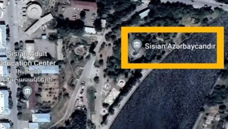 Լուսանկարներ․ Google Map-ում Սյունիքի մի շարք համայնքներ նշված են ադրբեջանական տեղանուններով. «Թաթոյան» հիմնադրամ