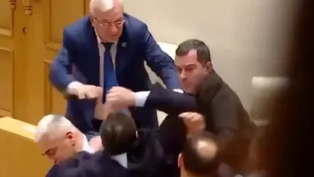 ՏԵՍԱՆՅՈՒԹ․ Ծեծկռտուք Վրաստանի խորհրդարանում՝