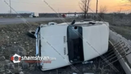 Խոշոր ավտովթար Արմավիրի մարզում․ վարորդը ոչ սթափ է եղել