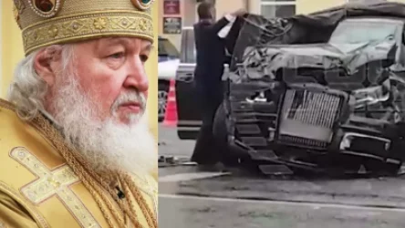 ՏԵՍԱՆՅՈՒԹ․ Պատրիարք Կիրիլի  «Աուրուս» - ը Մոսկվայի կենտրոնում վթարի է ենթարկվել