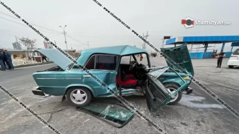 Խոշոր ավտովթար Արմավիրի մարզում. բախվել են Toyota Camry-ն, Opel-ն ու 06-ը. կան վիրավորներ