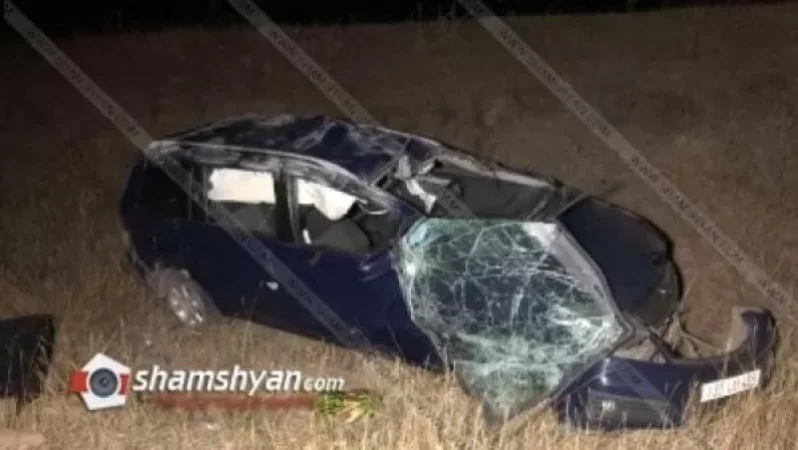 53-ամյա վարորդը Opel-ով բախվել է բլրակին և կողաշրջվել. կան վիրավորներ