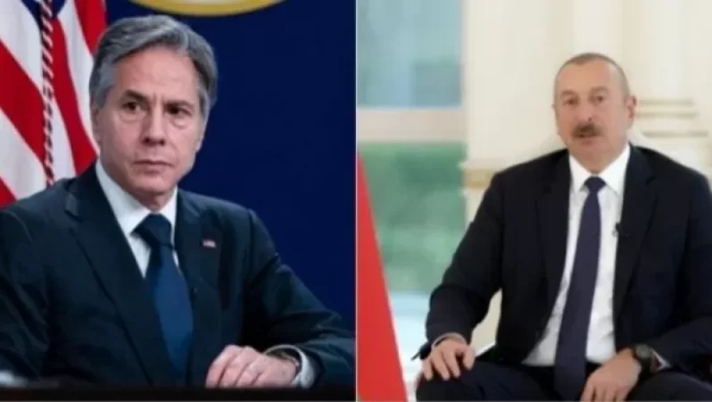 ԱՄՆ պետքարտուղարն ու Ալիևը քննարկել են Հայաստանի և Ադրբեջանի միջև խաղաղության բանակցությունները