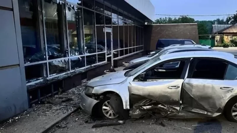 Անօդաչու թռչող սարքից արդեն 2-րդ անգամ պայթուցիկ են նետում Բելգորոդի վրա