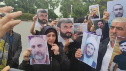 ԼՈՒՍԱՆԿԱՐՆԵՐ. Ադրբեջանի նախագահի աշխատակազմի շենքի մոտ բողոքի ակցիա է տեղի ունեցել