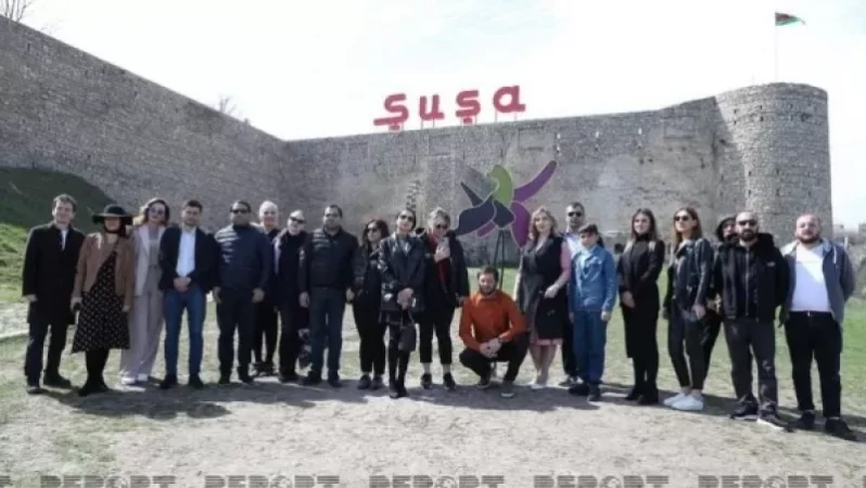 Վրացի մշակութային գործիչները այցելել են օկուպացված Շուշի