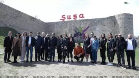 Վրացի մշակութային գործիչները այցելել են օկուպացված Շուշի