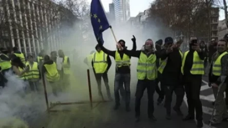 «Դեղին բաճկոններ» շարժման ցույցը բախումներով է ուղեկցվել