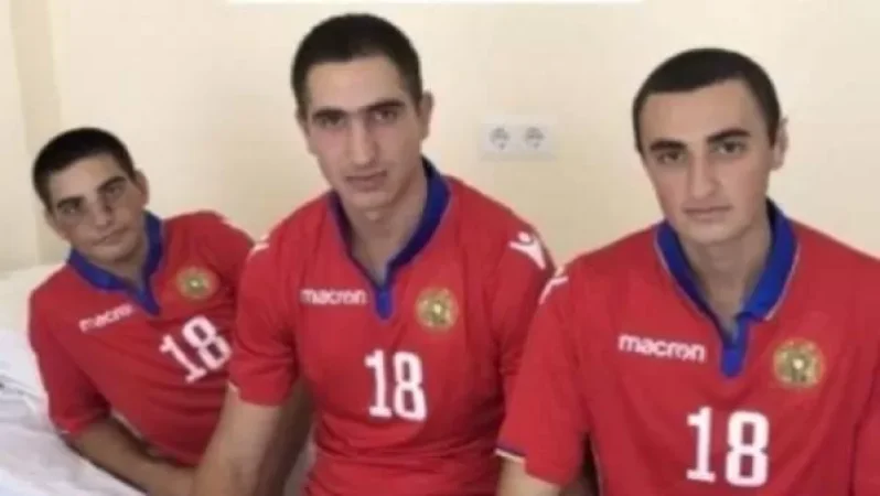 Մխիթարյանն ազգային հավաքականի մարզաշապիկներ է նվիրել վիրավոր զինծառայողներին