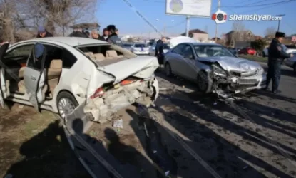 Ավտովթար Երևան-Աշտարակ ավտոճանապարհին. կա 5 վիրավոր