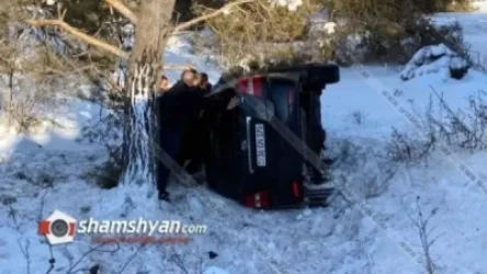 50–ամյա վարորդը Kia Sorento-ով մի քանի պտույտ գլորվելով հայտնվել է ձորում