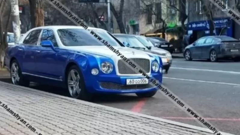 Սամվել Ալեքսանյանի ընտանիքին պատկանող Bentleye-ին կայանել էին կանգառի տարածքում․ վարորդը տուգանվել է