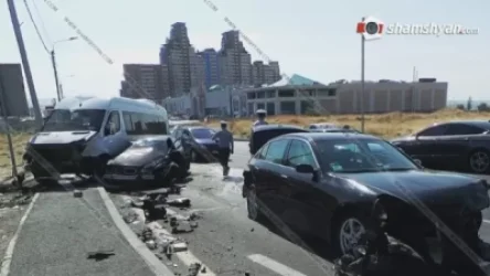 Ծիծեռնակաբերդի խճուղում 4 մեքենա է բախվել. կա 7 տուժած, այդ թվում՝ երեխաներ