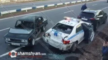 Խոշոր ավտովթար՝ Կոտայքի մարզում․ բախվել է 3 ավտոմեքենա