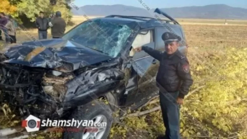 Հայր ու դուստր տեղափոխվել են հիվանդանոց․ խոշոր ավտովթար՝ Շիրակի մարզում