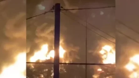 Նոր տեսանյութ՝ Բրյանսկի նավթի պահեստում բռնկված խոշոր հրդեհից