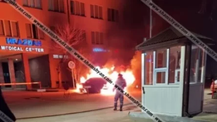 Խոշոր հրդեհ «Հրազդան» բժշկական կենտրոնի բակում