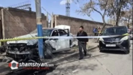 Խոշոր ավտովթար Երևանում․ բախվել են Mercedes-ն ու Honda-ն․ կա վիրավոր