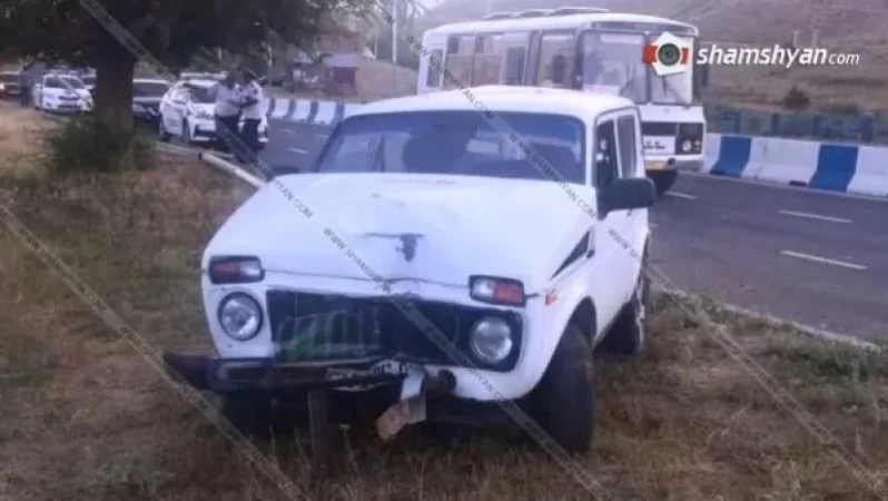 Ավտովթար Կոտայքի մարզում. 29–ամյա վարորդը Niva-ով տապալել է էլեկտրասյունը և բախվել ծառին