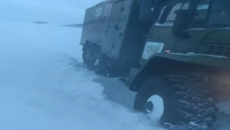 Տաթև-Կապան ավտոճանապարհին մերկասառույցի պատճառով արգելափակված մեքենաները դուրս են բերվել