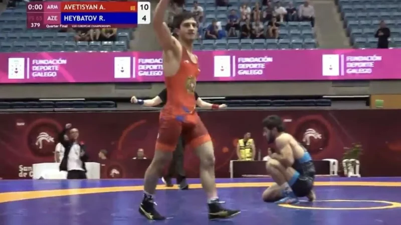 Հայ ըմբիշը հաղթել է ադրբեջանցուն և դուրս եկել կիսաեզրափակիչ. երիտասարդական ԵԱ