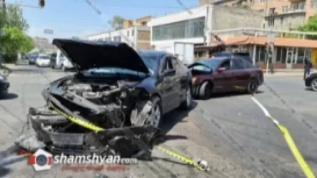 Խոշոր ավտովթար Երևանում. կան վիրավորներ