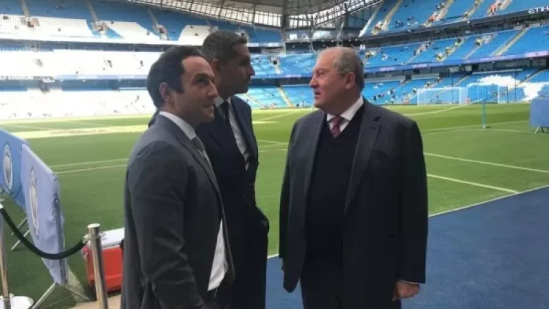 Արմեն Սարգսյանը հանդիպել է «Մանչեսթեր Սիթի»-ի և «ՄՈւԲԱԴԱԼԱ» ընկերությունների նախագահների հետ