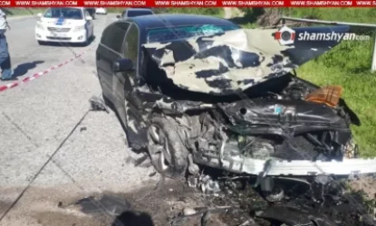 Խոշոր ավտովթարի հետևանքով 40-ամյա վարորդը հիվանդանոցում մահացել է