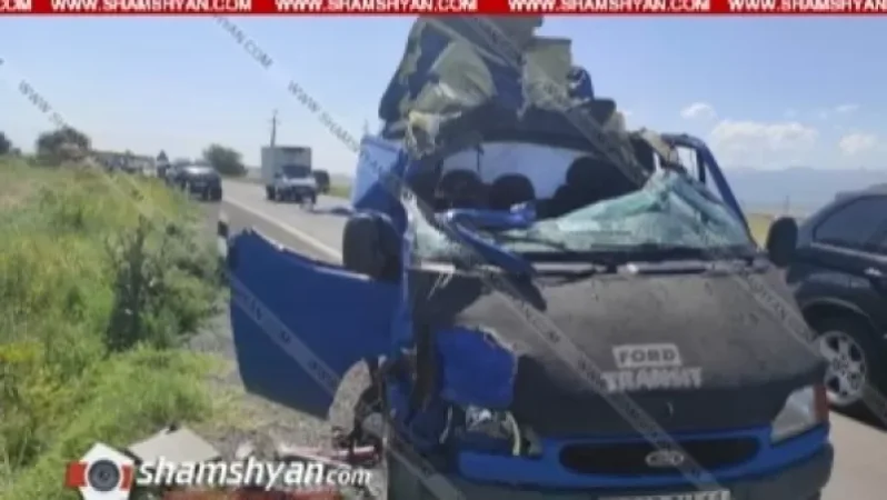 Խոշոր ավտովթար՝ Կոտայքի մարզում. բախվել են Opel Combօ-ն, Ford Transit-ն ու ЗИЛ վերամբարձ կռունկը, կան վիրավորներ. Shamshyan. com