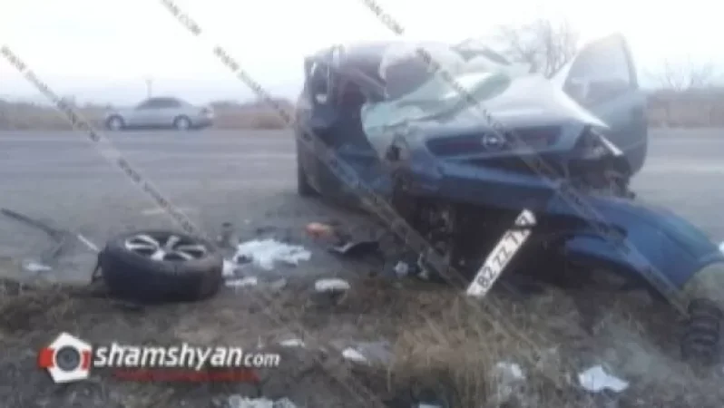 Խոշոր ավտովթար` Արարատի մարզում. կա տուժած